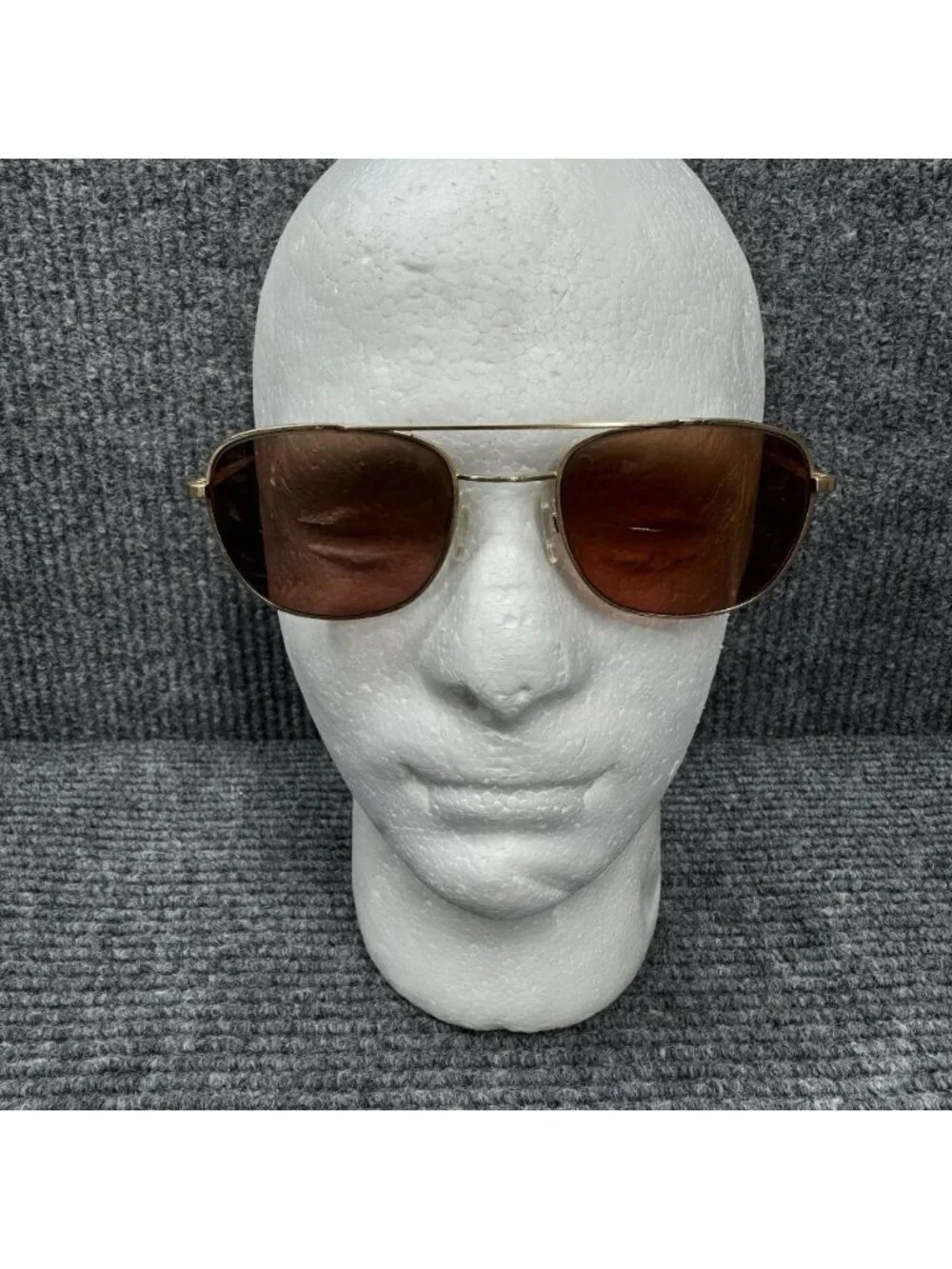 Randolph Eng. RE FGN Gold Aviator Sunglasses FRAMES ONLY 52-20-145 USA Italy VTG